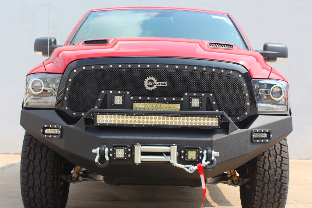 道奇公羊1500PLM改装带灯中网（11-18）